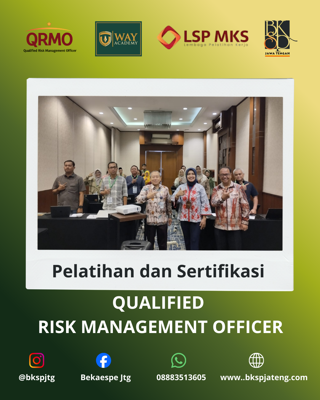 Pelatihan dan Sertifikasi QRMO 2026 Batch 1